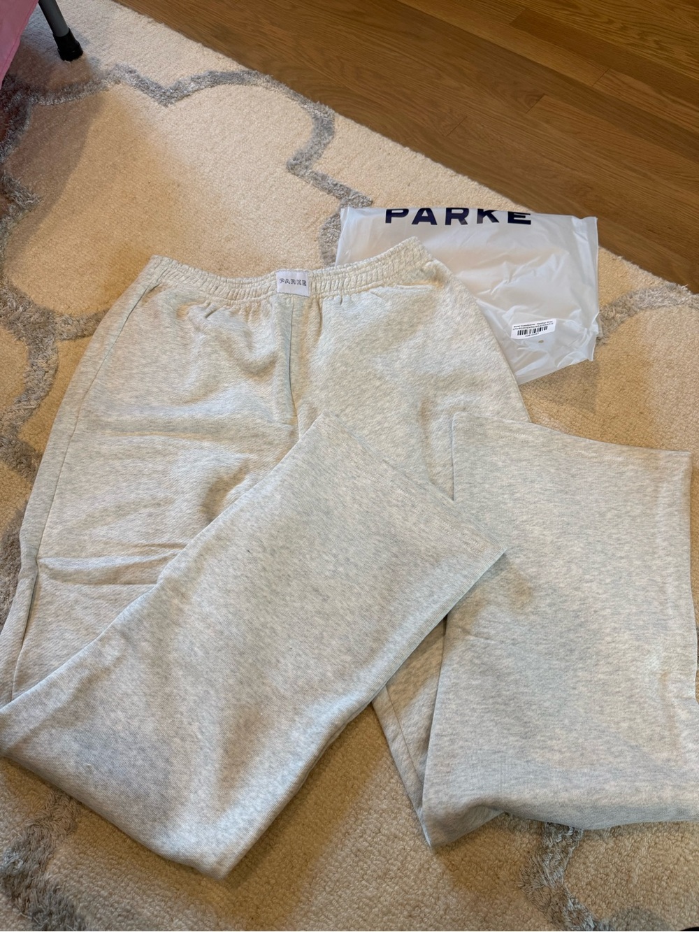 PARKE birthday drop Heritage Heather Gray boxer pants